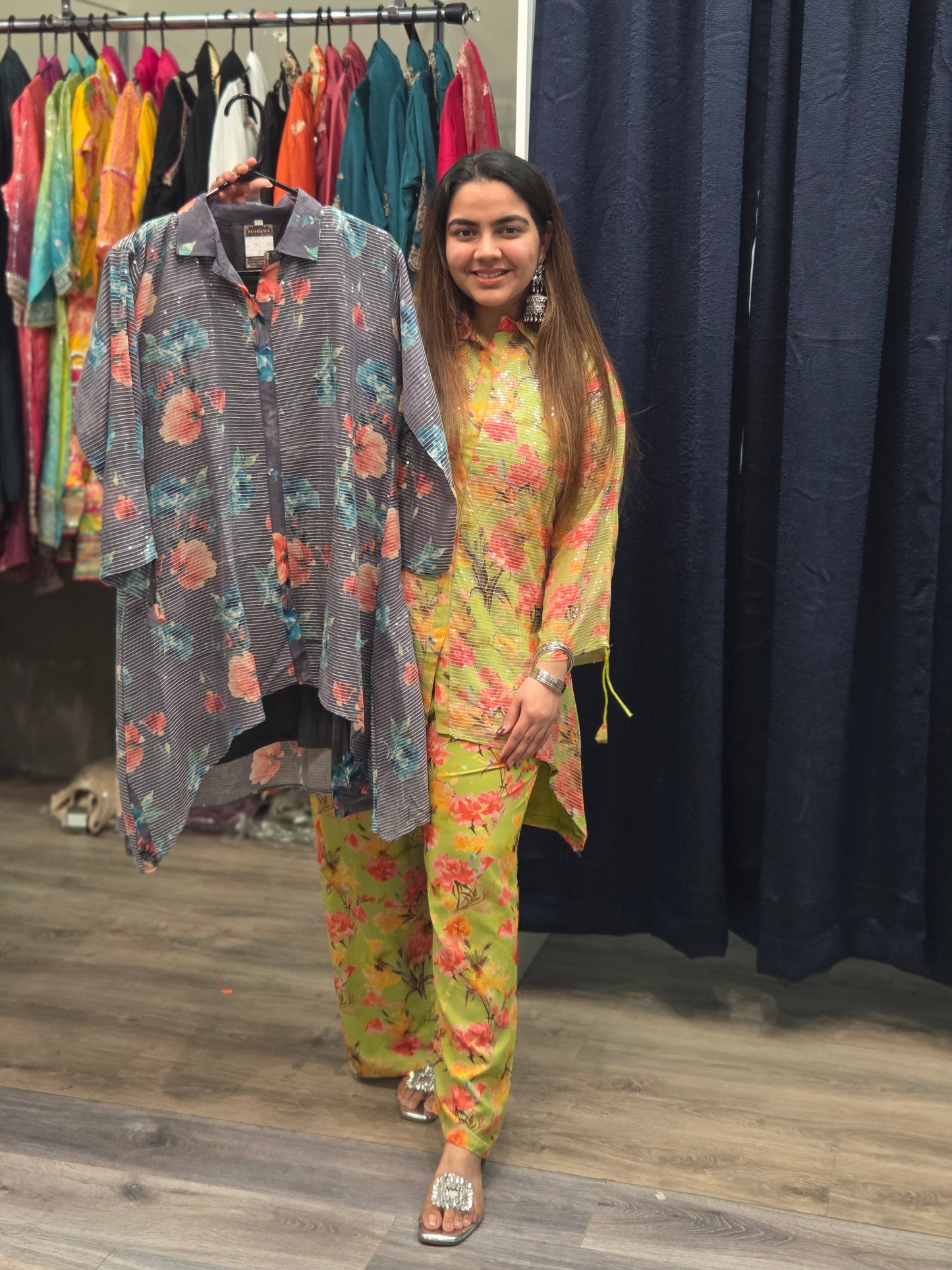 SEQUENCE GEORGETTE COORD SET