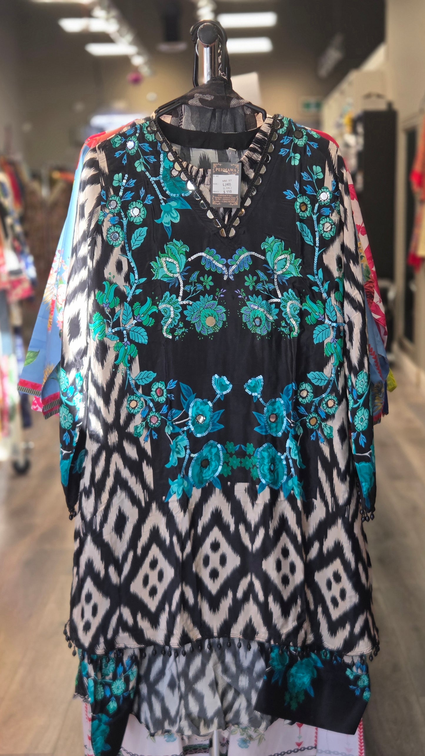 Printed Pure Crepe Farshi Salwar Suit